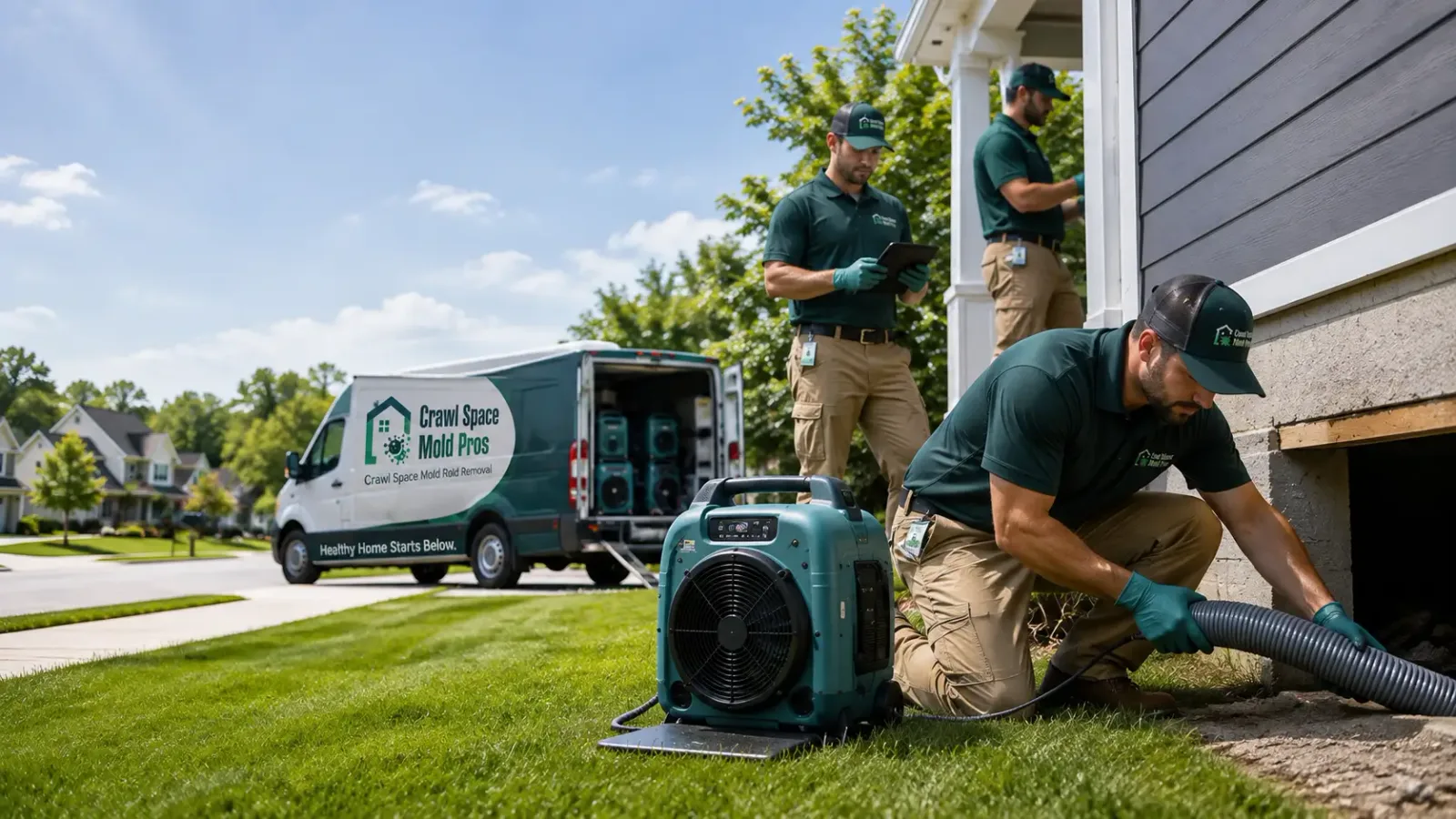 Crawl Space Mold Removal in Pittston, PA
